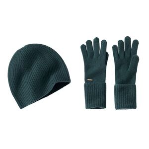 Like new! L.L. Bean Cashmere Beanie and Gloves Set